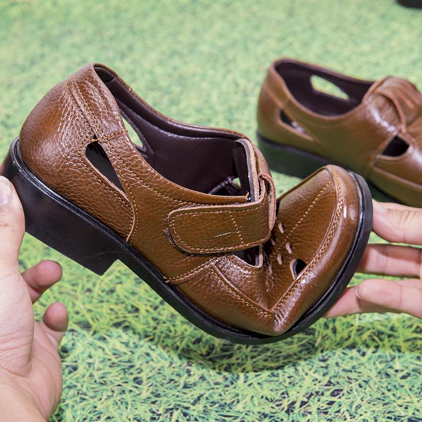 giày hè-giày rọ sandal nam da bò thoáng mát