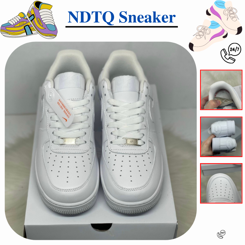 giày AF1 trắng siêu cấp .giày sneaker  Nam Nữ AF1T043