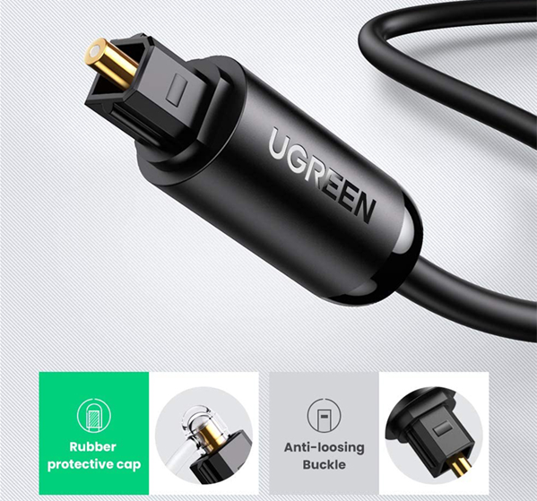 Dây audio quang Optical dài 1.5M Ugreen 70891