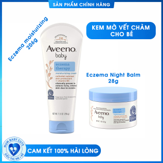 CHÍNH HÃNG USA Kem chàm cho bé Aveeno Baby Eczema Therapy Moisturizing - Night Balm hàng chuẩn Mỹ ( 28g - 206g ) thumbnail