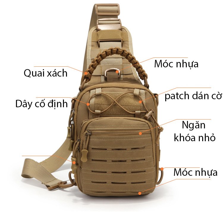 Balo đeo chéo thời chiến thuật X20