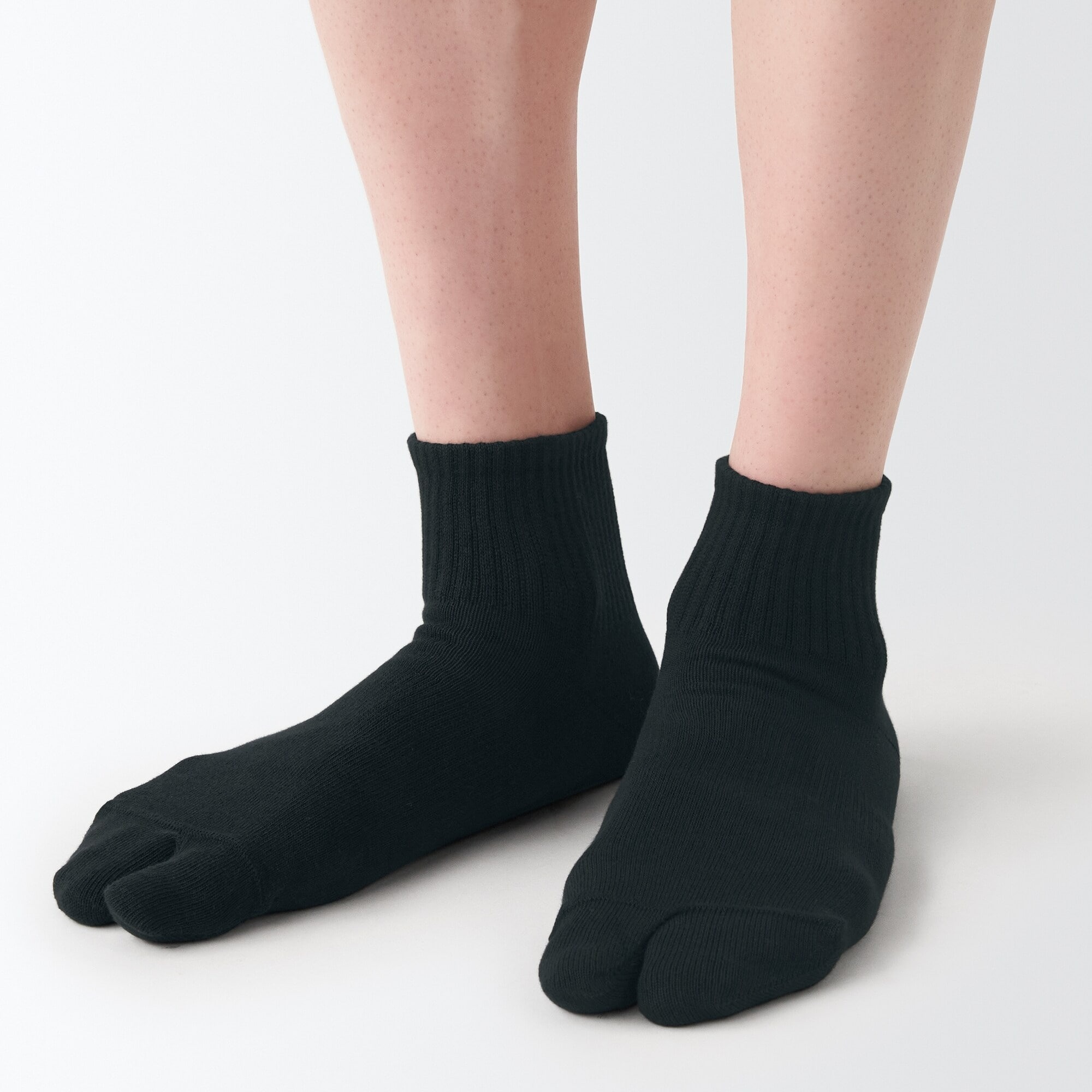 Muji tất ôm cổ lửng phong cách tabi