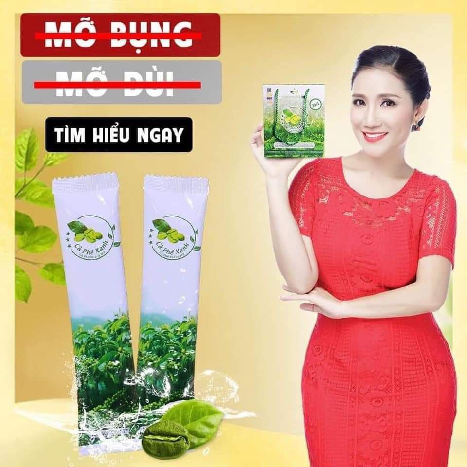 [HCM]CÀ PHÊ XANH KHÁNG MỠ ( hộp 30 gói)