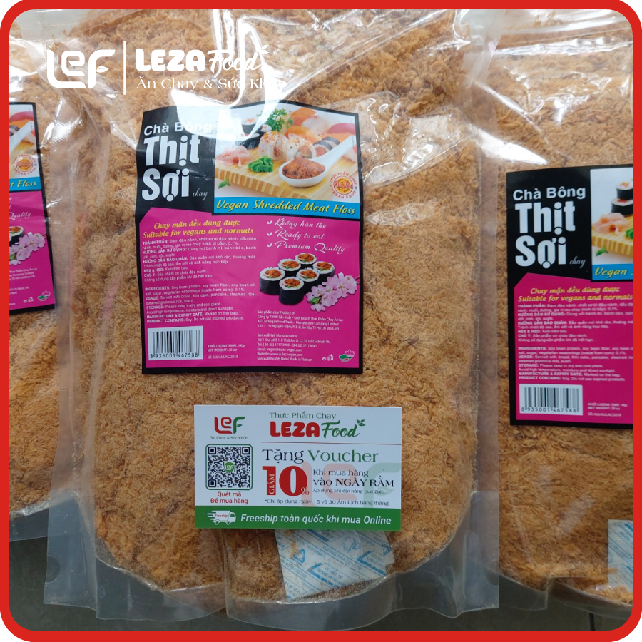 Chà Bông Thịt Sợi Chay Âu Lạc 500g/1Kg