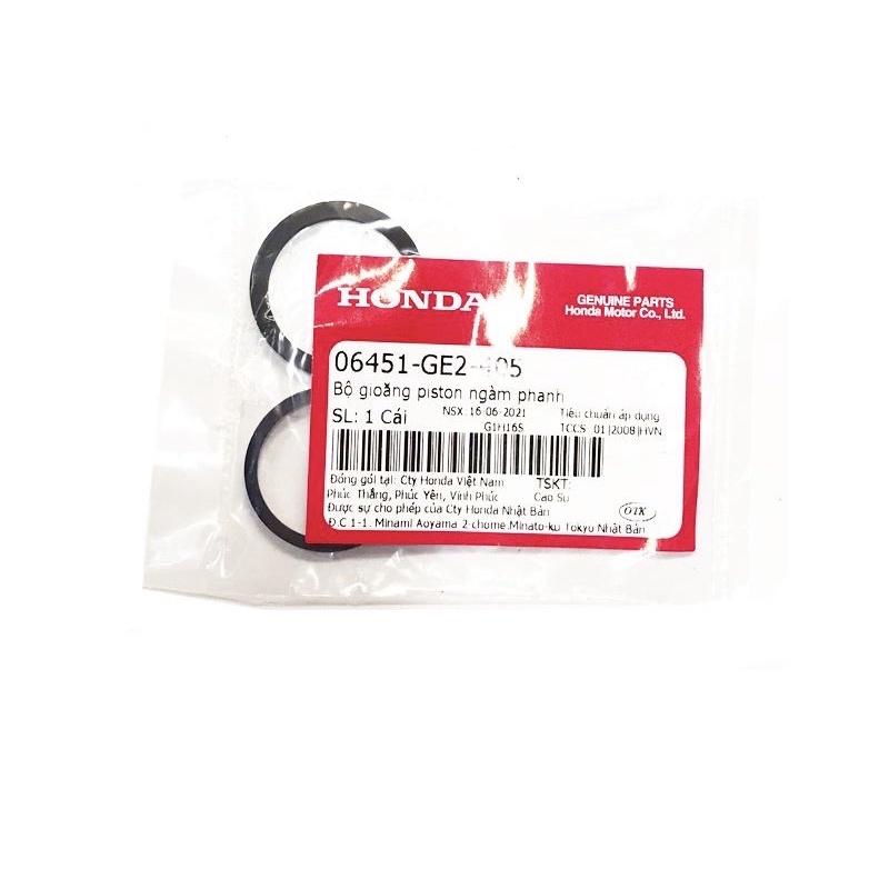 Bộ gioăng phốt piston ngàm phanh honda air blade 110 , ab 2008 2010 , click 110, future, pcx, sh, sh mode, wave