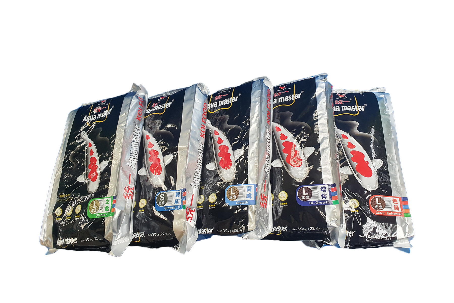 Thức ăn cá Koi Aquamaster Staple bao 10kg Size L (7.3 - 7.8mm)