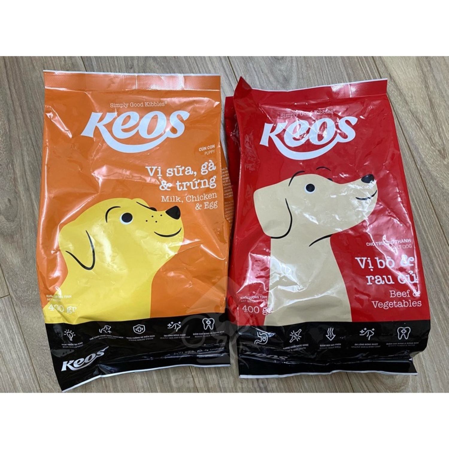Hạt cho chó mèo- Thức ăn cho chó Keos 1.5kg nhập khẩu của Pháp