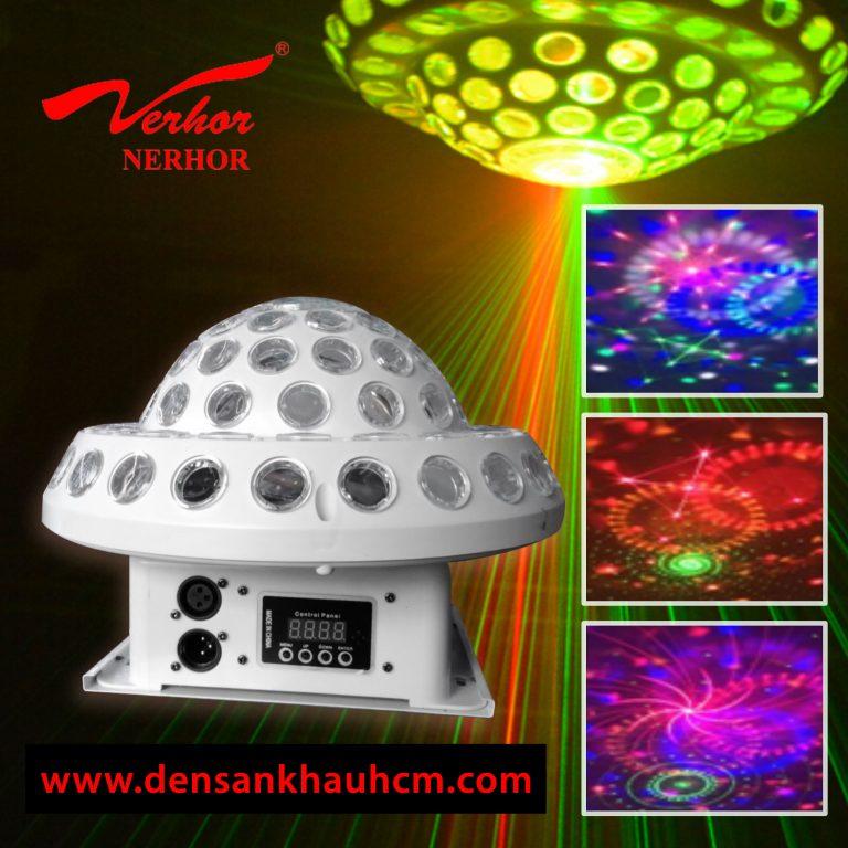 [HCM]Cầu Led Đĩa Bay Laser Cảm Ứng NE 182D