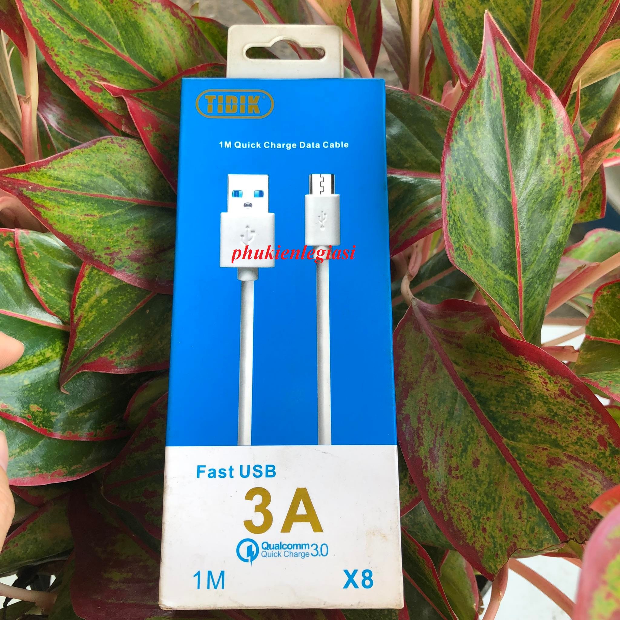 Cáp sạc Micro usb, Type C hiệu Tidik mã trơn