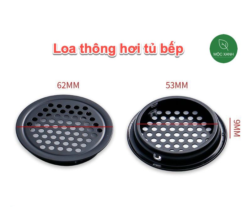 Loa thông hơi cho tủ bếp phi 53mm (Lỗ thông hơi tủ bếp)