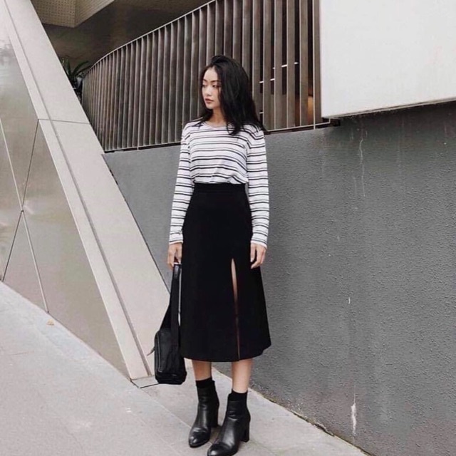 Chân Váy Xẻ Đùi Bigsize 60kg đến 100kg