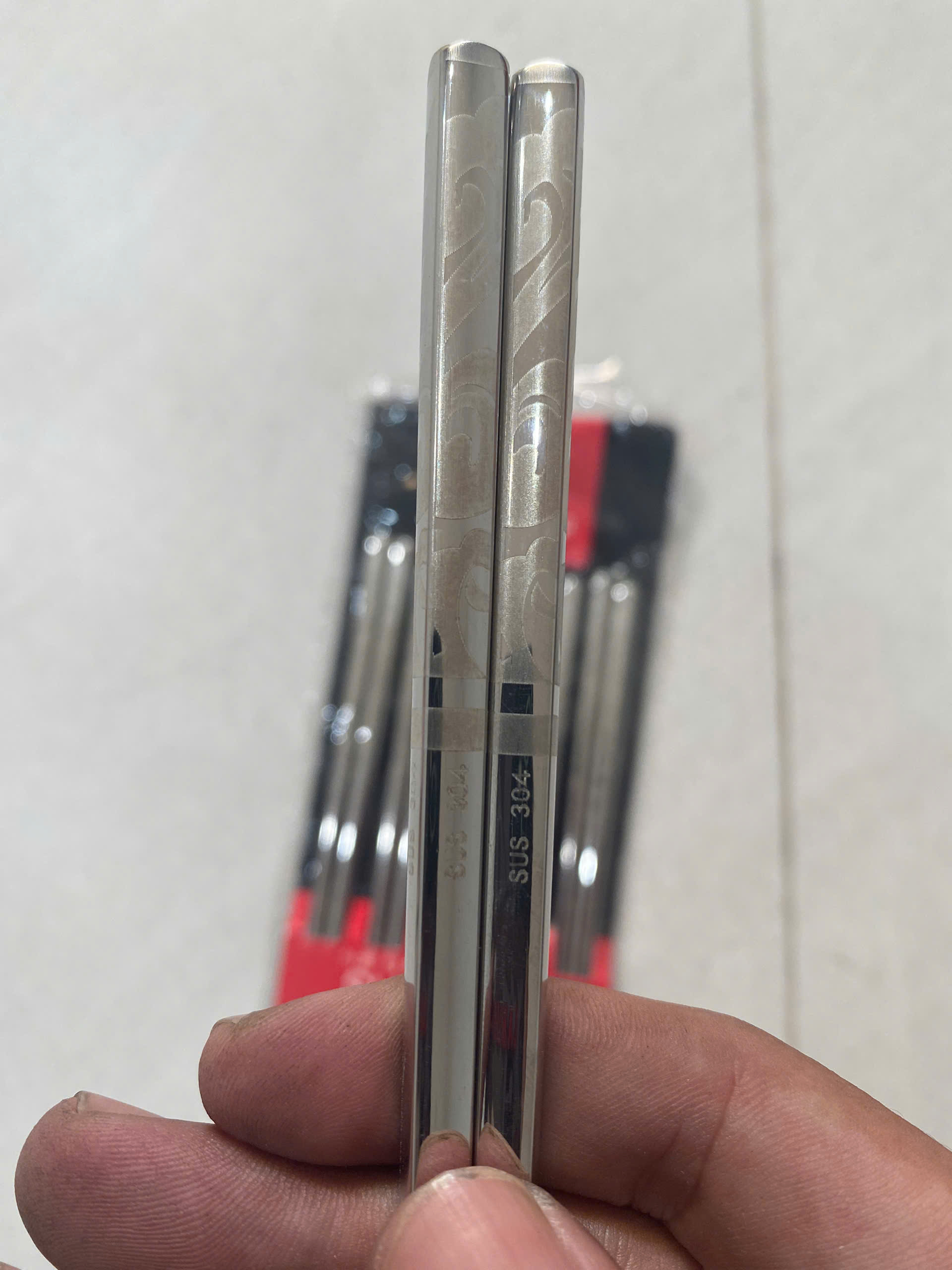 [HCM]Bộ 5 Đôi Đũa Hàn Quốc SuS 304 Siêu Bền Đẹp