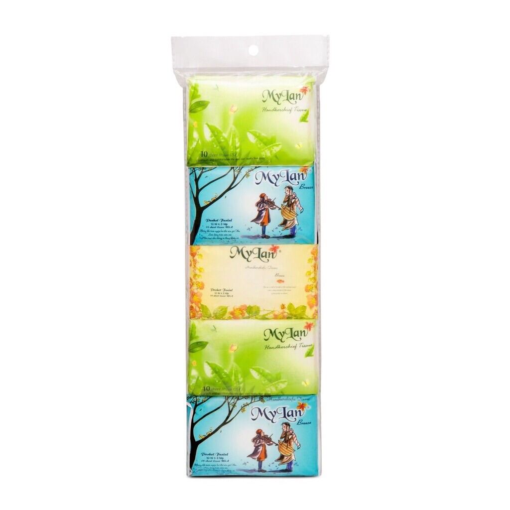 10 GÓI KHĂN GIẤY MYLAN BỎ TÚI