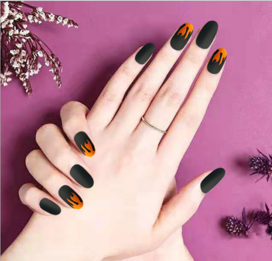 [Mã B13] Set 24 Móng Giả Ngọn Lửa