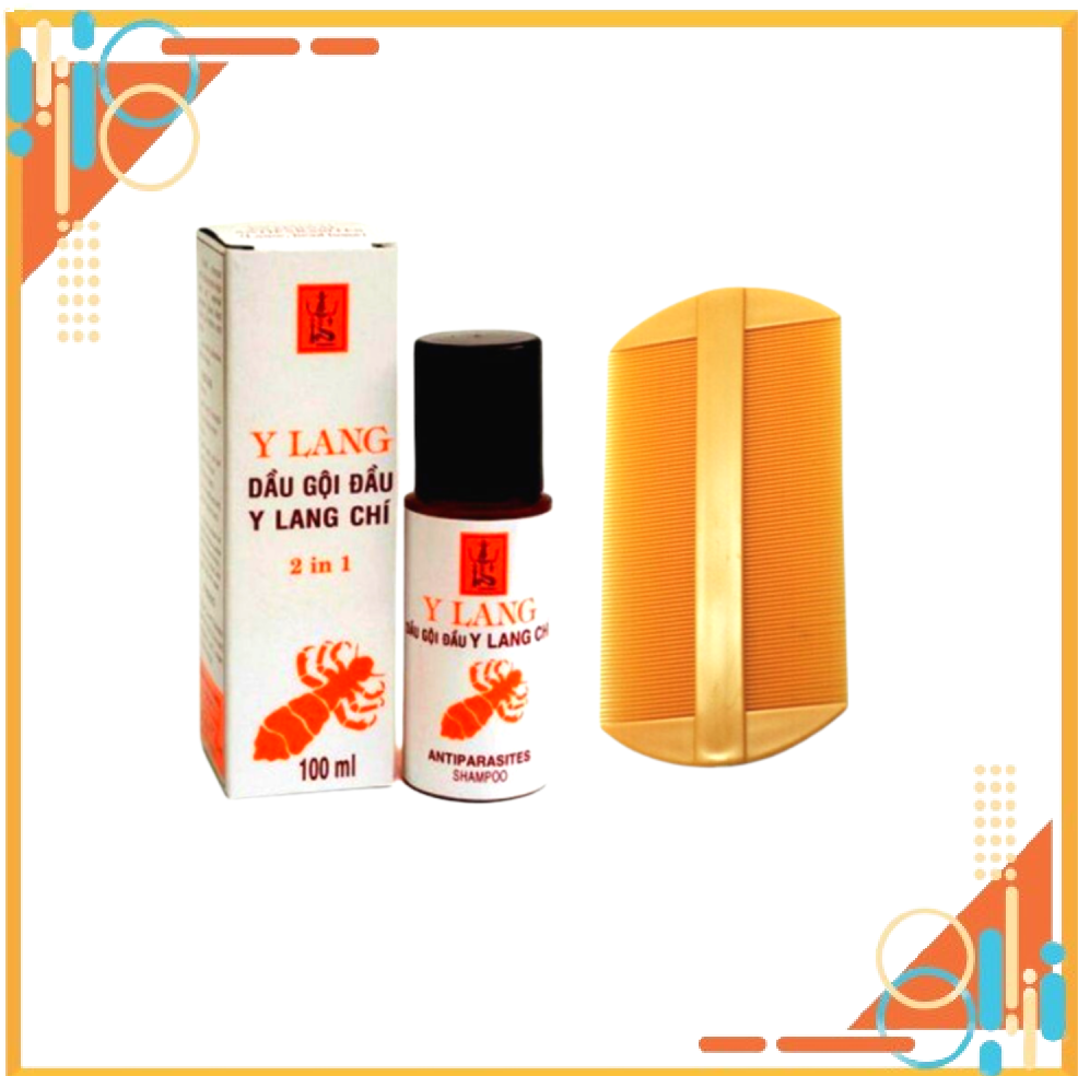 Dầu gội chí YLang chí 100ml kèm lược