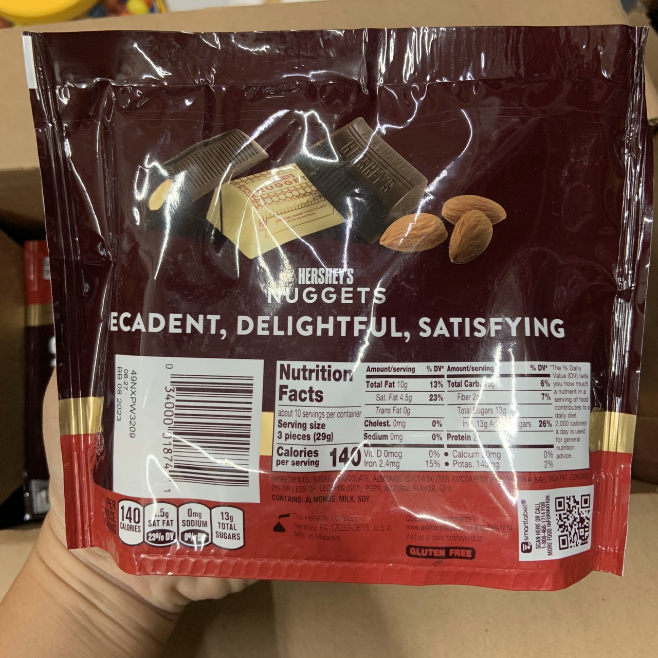 Chocolate Hershey's bịch nhỏ - EDS Hàng Mỹ
