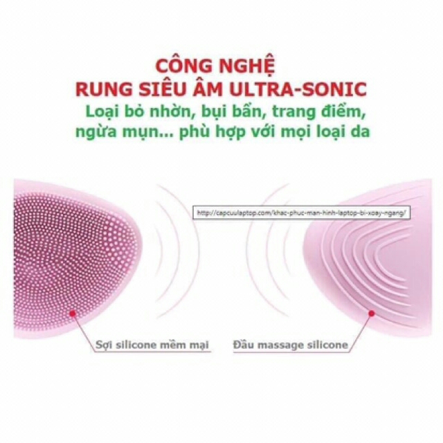 [HCM][BH 1 đổi 1] Máy Rửa Mặt AIKEDILI SONIC FACIAL CLEANSING STANDARD