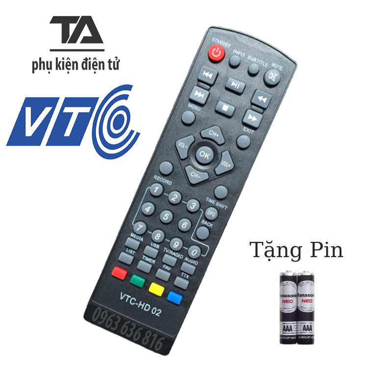 Điều khiển đầu kỹ thuật số vtc - hd 02