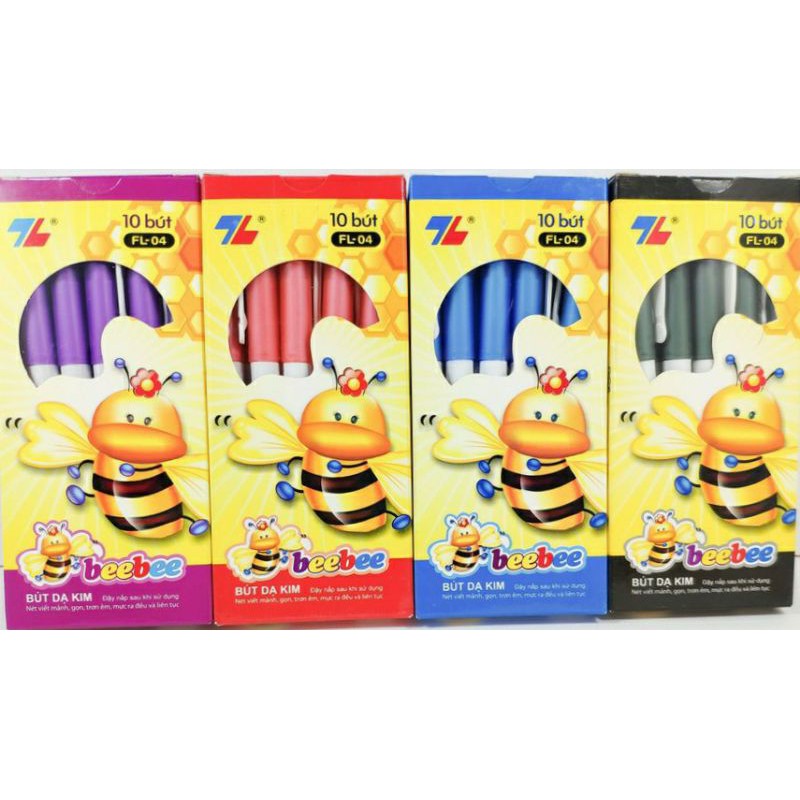 Hộp 10 Bút Lông Kim Beebee