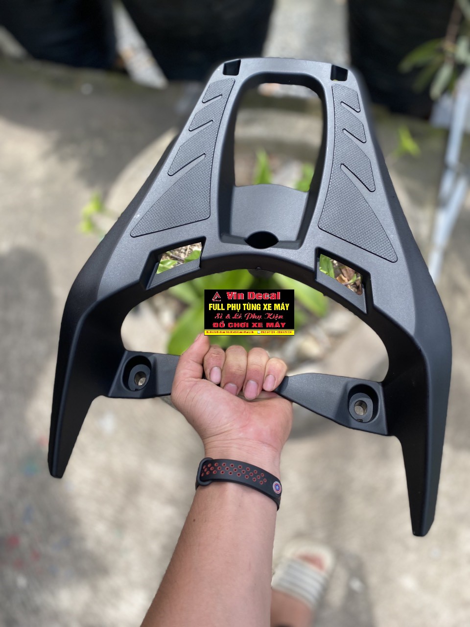 Tay dắt cảng sau xe Vision kiểu như SH 300i cảng vision kiểu sh 300i