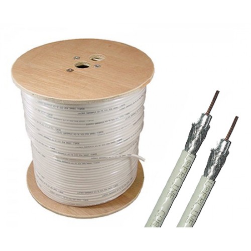 Cuộn Cáp Đồng Trục Liền Nguồn 200 Mét - Cáp Tín Hiệu Camera