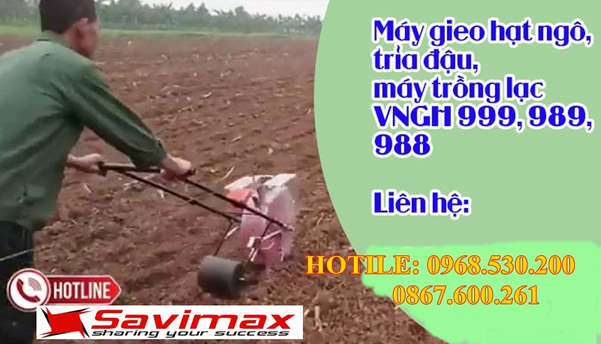 Máy gieo hạt đa năng Vinafarm 989 (12 răng)