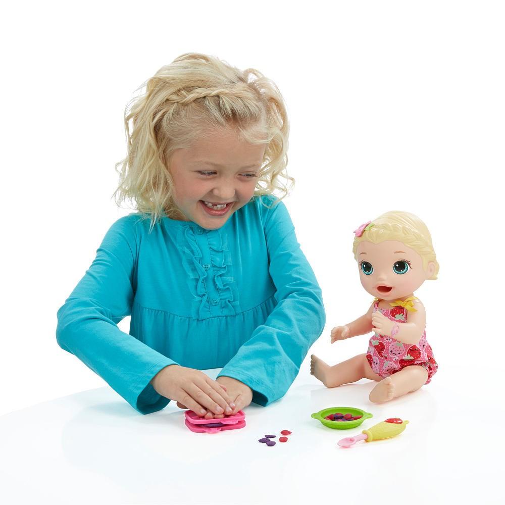 Búp bê Baby Alive Hasbro (Mỹ) - bé Lily biết ăn dặm E5841