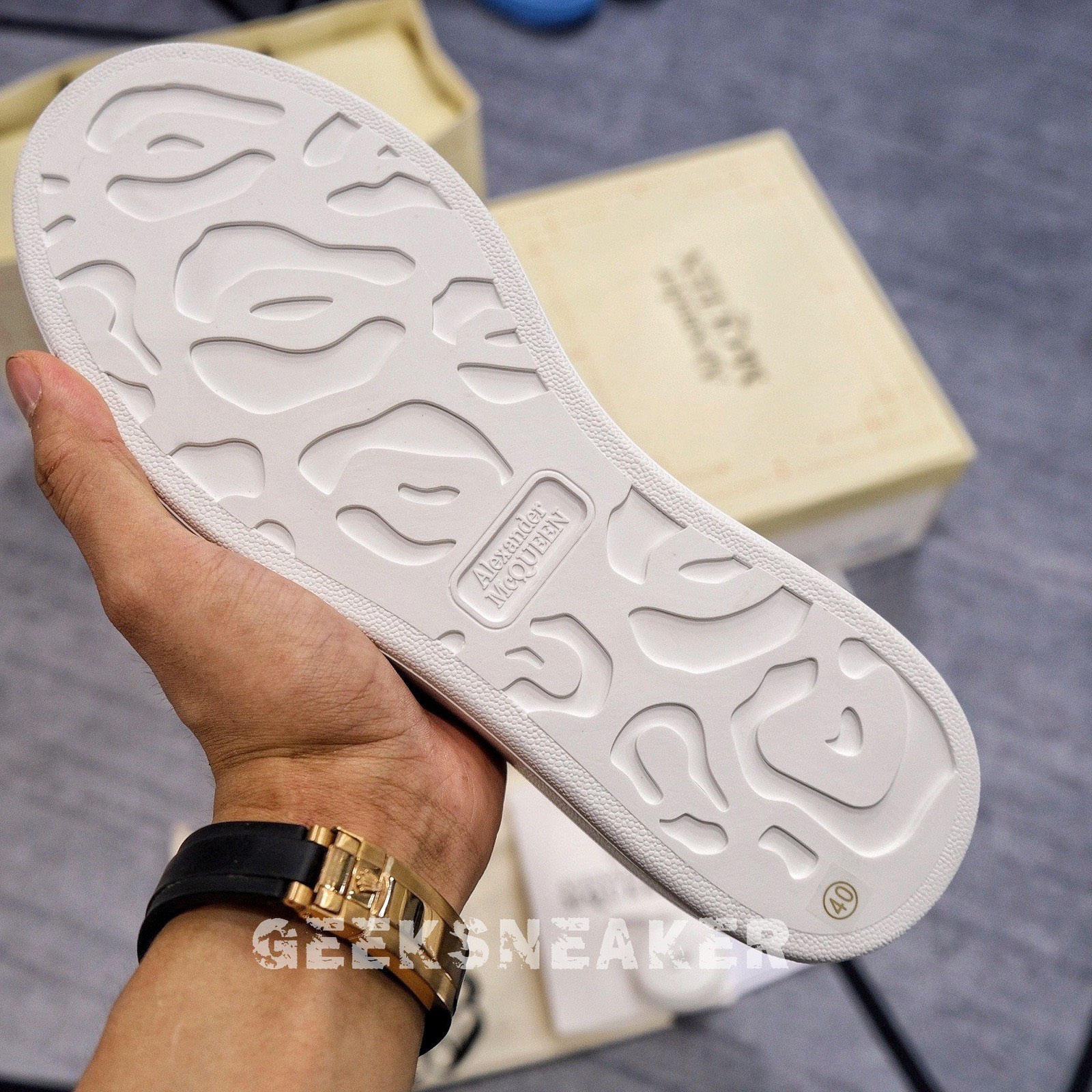 [GeekSneaker] Giày Mc Queen | McQueen Gót Nhung