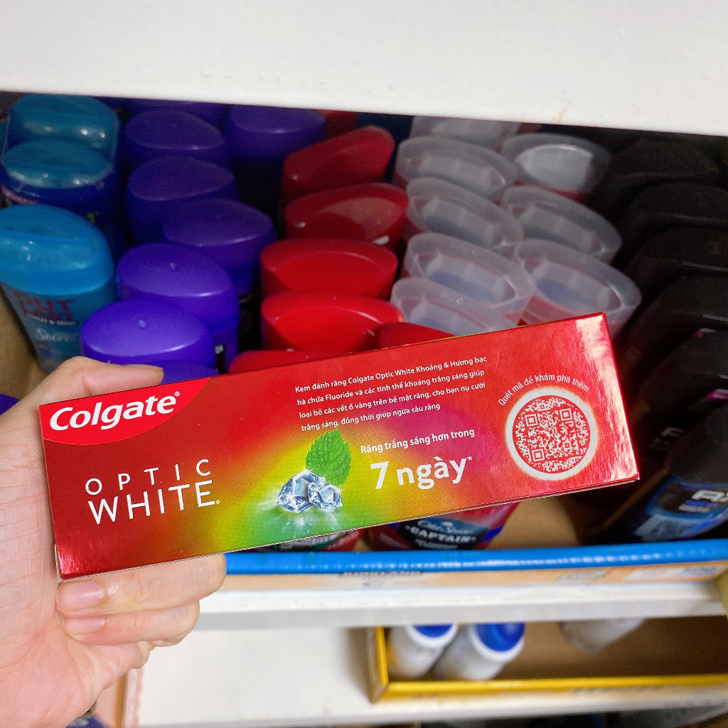 Toothpaste Colgate Optic White plus shine/sparkling white 100g cream Colgate