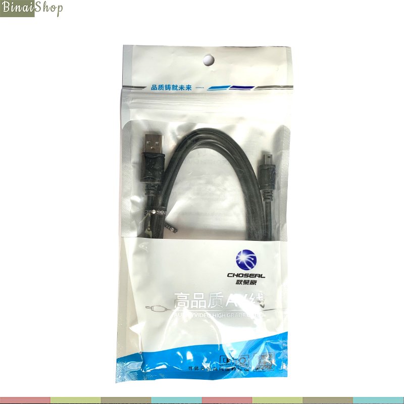 Choseal Q516 - Cáp Dữ Liệu USB - Mini USB (1.5m)
