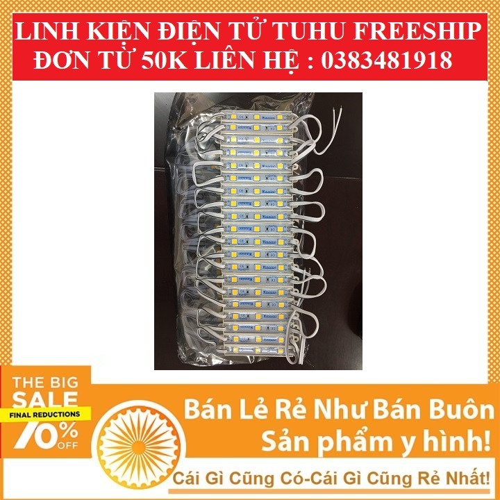 Led hắt siêu sáng 5054 12V - 3 Bóng Siêu Sáng