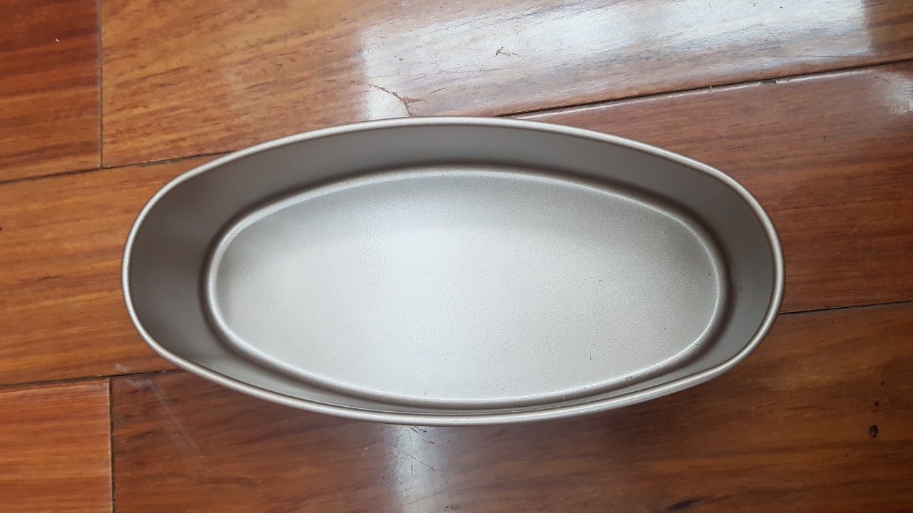 Khuôn oval chống dính màu vàng
