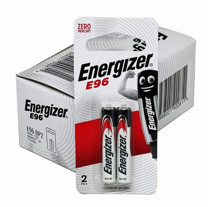 Pin AAAA Energizer Alkaline E96 1.5V (vỉ 2 viên) - Hàng chính hãng