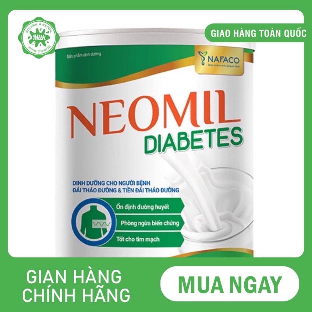 Sữa bột Neomil Diabetes 850g - FREESHIP