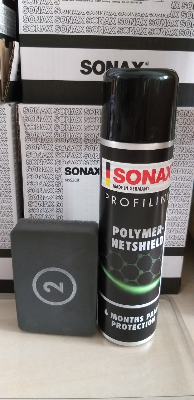 Combo nano polymer phủ bóng sơn Sonax (Có mút phủ)