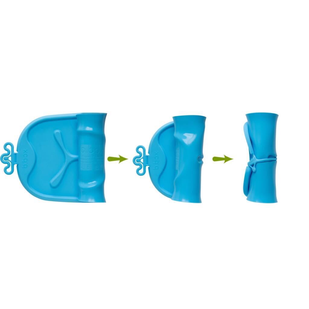 Dĩa ăn silicone gấp gọn (kèm muỗng) b.box cho bé