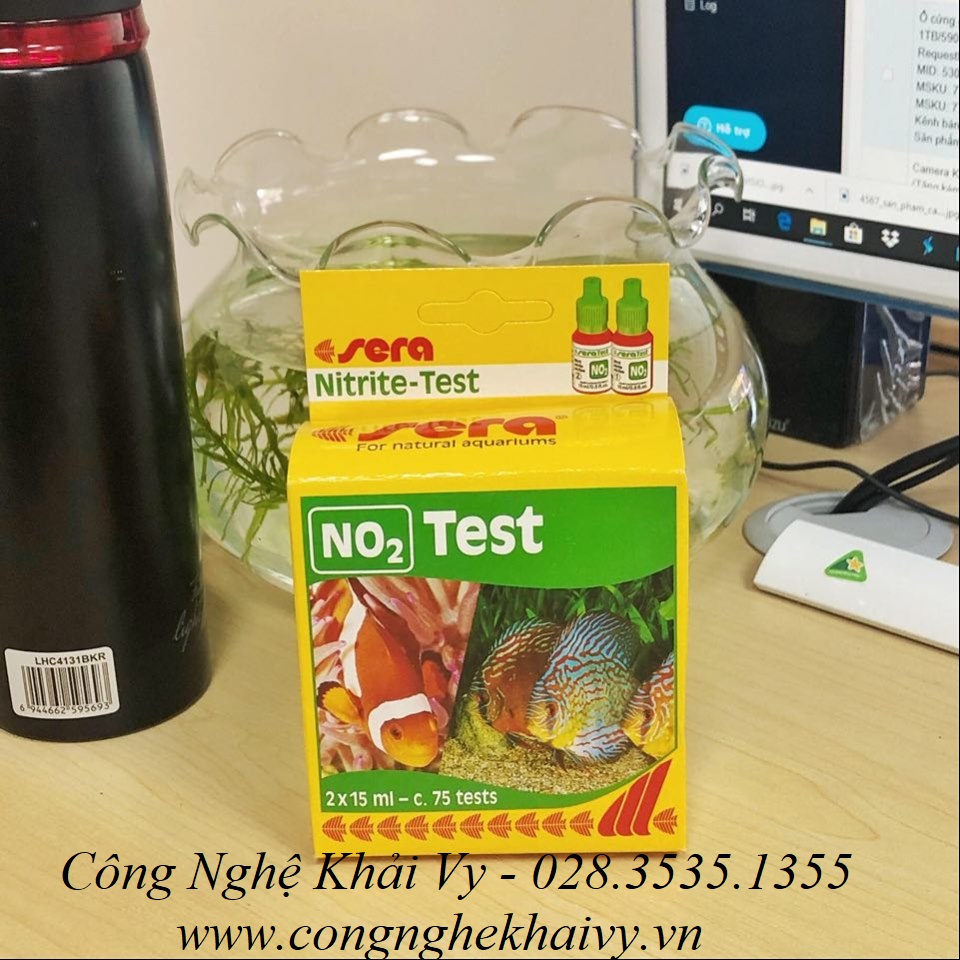 [HCM]Test NITRIT SERA - Kiểm tra hàm lượng NITRIT (NO2) trong môi trường nước