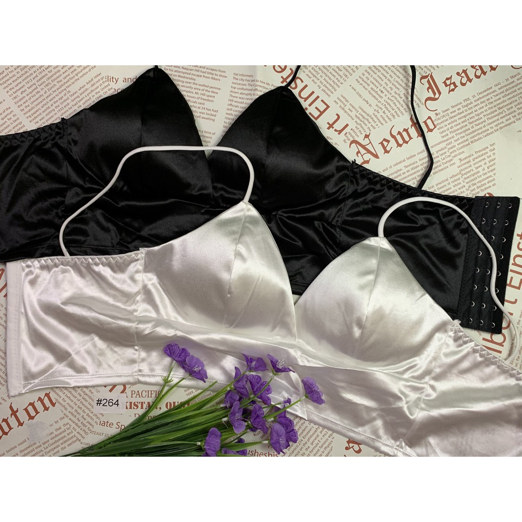 [HCM]ÁO BRA LỤA PHI BÓNG 8 NẤC CÀI SIÊU SEXY 264