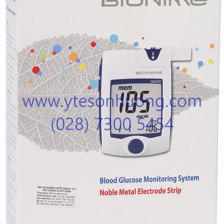 Máy đo đường huyết Bionime GM300