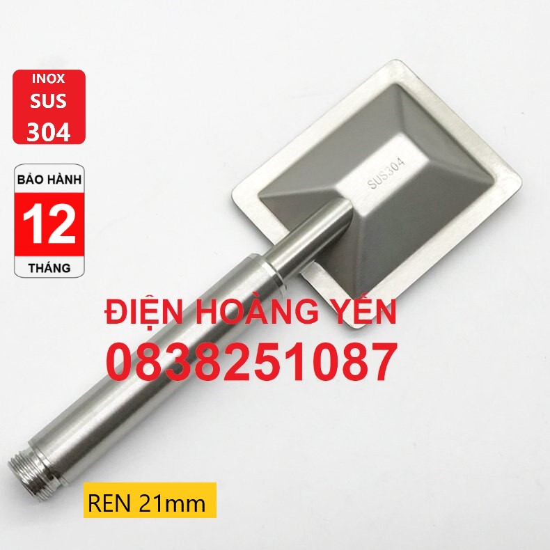 Tay sen vuông Inox SUS 304