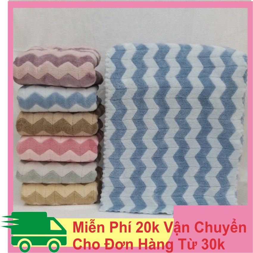 Khăn mặt Hàn Quốc cotton siêu thấm kích thước 30x50cm