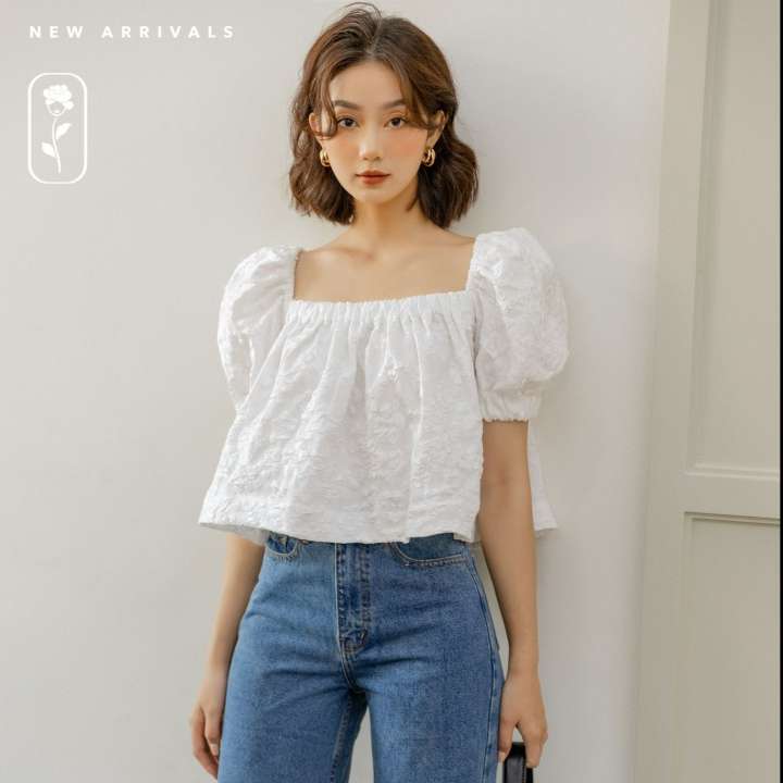 OLV – Áo White Loose Top – OLV ,SKU : 1713859316_VNAMZ-7632703704 >>>🇻🇳 Top1Vietnam 🛒>>> lazada.vn 🇻🇳🇻🇳🇻🇳🛒🛍🛒