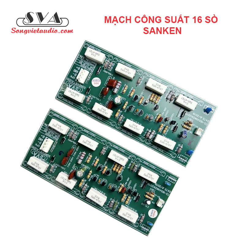 MẠCH CÔNG SUẤT 16 SÒ SANKEN (2 KÊNH) - 1 CẶP