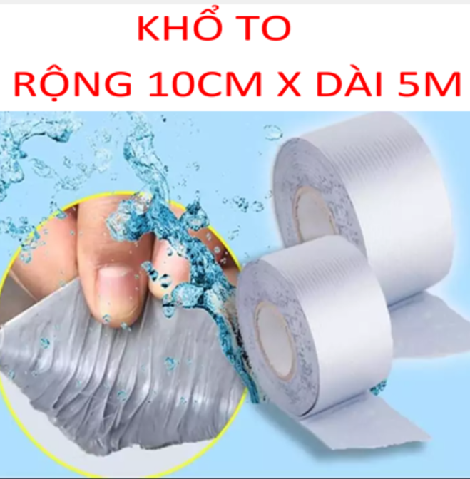 [HCM]Băng Keo Bê Tông Siêu Dính Khổ Rộng 10cm gắn trên tất cả các bề mặt như gỗ kính nhựa tôn sắt bê tông gốm sứ... Băng keo dán chống Trơn Trượt Có Thể Tái Sử Dụng