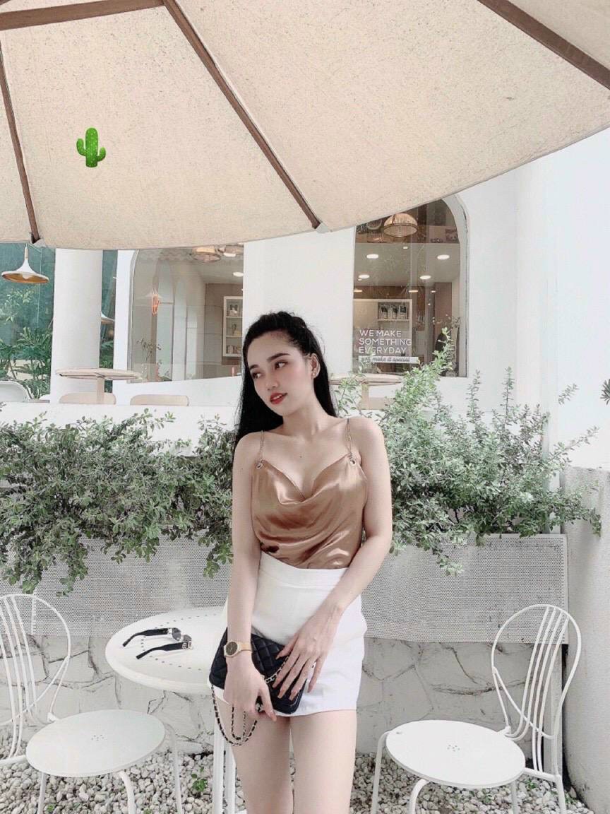 MẪU ÁO HAI DÂY BÚN VẢI PHI LỤA