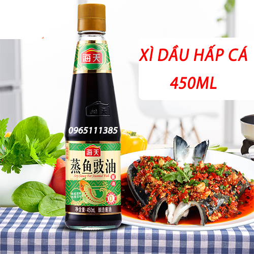 Xì Dầu Hấp Cá Hải Thiên 450ml