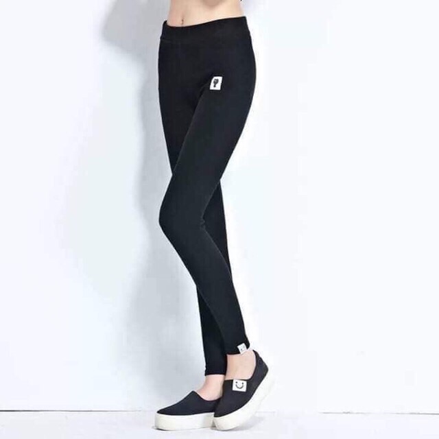 QUẦN LEGGING LÓT LÔNG LOGO MÈO CAO CẤP