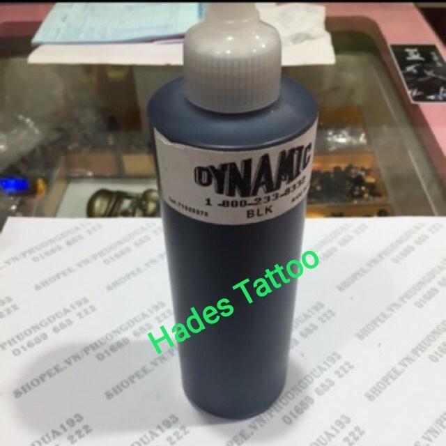 Mực tập xăm Dynamic BLK chai to 240ml