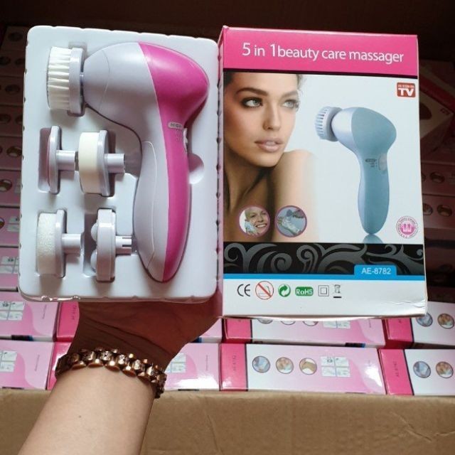 Máy massage mặt 5 in 1, máy mát xa mặt cầm tay, dụng cụ massage mặt, dụng cụ rửa mặt, Máy massage nâng cơ mặt, Máy Massa Mặt 5 In 1, Máy Rửa Mặt, dụng cụ làm đẹp cho phái nữ - sức khỏe và làm đẹp, chăm sóc da mặt, thiết bị spa