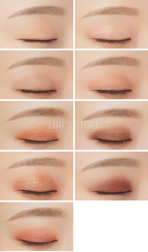 Bảng Phấn Mắt 9 Ô 3ce Mood Recipe Multi Eye Color Palette [Shot Again - Over take - Beach Muse - Plot Twist]
